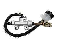 ZHENDAUS Rear Brake Master Cylinder With Reservoir Compatible For Suzuki DRZ400 400E 400S 400SM Compatible For Yamaha XT600 XT600E for 70cc 90cc 110cc 125cc ATV/Chinese Dirt Bike/Yerf Dog/go kart