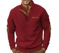 ZHENDEGL Mens Jumpers Uk Men'S V Neck Jumper Your Orders Men'S 1/4 Zip Sweaters Golf Tops For Men Hoodies For Men Uk Men'S Jumpers Mens Corduroy Pullover White Jumper Last Orders