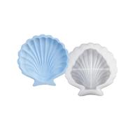 ZHENGCI Stylish Silicone Shell Tray Mold Flexible Silicone Plate Crafting Mold for Elegant Seashells Shaped Plaster Trays