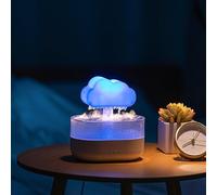 Rain Cloud Humidifier Night Light 200ML Essential Oils Aroma Diffuser With Water Drops And Colorful Night Light Mushroom Humidifier