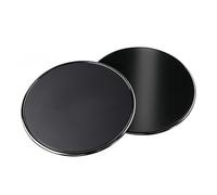 Zhenghebuy Leg Sliders 2 Dual Sided Core Sliders,Dual-Sided Gliding Discs for Abdominal Exercises,Exercise for Full Body Workout,Home Exercises to Strengthen Core,Glutes, Abdomen(Black)