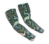 Zhengjia Cute Dinosaur Print Sun Protection Arm Sleeves Outdoor Sports Protective Sleeves