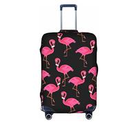 Zhengjia Lovely Pink Flamingos Travel Luggage Cover, Suitcase Protector Bag Fits 18-32 Inch Luggage