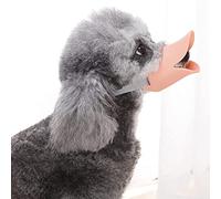 ZHENGJING Duck Mouth Shape Dog Called Pet Mouth Set Bite-Proof Silicone Material Comfortable and Mouth with Adjustable Straps,Best to Prevent Biting,Pink,S