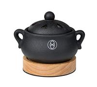 ZhengLong electronic incense burner, Frankincense Resin burner,No charcoal tablets required,15s to heat up, 122-608℉(50-320 °C), timing 1-5 hours. (Black)