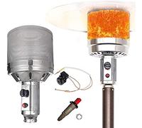 ZHENGRUI Outdoor Patio Heater Replacement Parts,Stainless Steel mesh Heater Stove Head for Natural Gas Liquefied Gas Burner Heating Accessories,Silver(275)