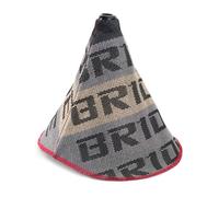 Zhengsheng Universal Shift Boot Cover,Fabric Shifter Manual/Auto Shift Knob Boot Dust Cover,LightGray