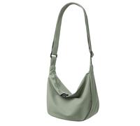 ZhengYue Women Nylon Crescent Hobo Bag Small Sling Shoulder Bag for Women Trendy, Portable Crescent Crossbody Bags with Adjustable Strap Light Green