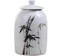ZHENGYUSW Flower Vase Glass Vases Chinese Ceramic Ornaments Hotel Model Room Living Soft Crafts(B)