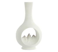 ZHENGYUSW Flower Vase Glass Vases Resin Crafts, Home Art, New Chinese Style(S)