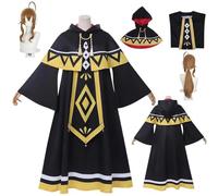 zhengzhouyuetu Anime The Secret of Silent Witch Moncia Cosplay Costumes Character Fancy Dress Up Adult Uniform Outfits Full Set Halloween Carnival Party