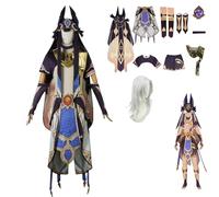 zhengzhouyuetu Cyno Cosplay Costumes Genshin Impact Character Fancy Dress Up Adult Uniform Outfits Full Set Halloween Carnival Party