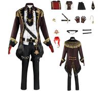 zhengzhouyuetu Diluc Cosplay Costumes Genshin Impact Character Fancy Dress Up Adult Uniform Outfits Full Set Halloween Carnival Party