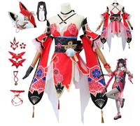 zhengzhouyuetu Fireworks Cosplay Costumes Honkai Star Rail Character Fancy Dress Up Adult Uniform Outfits Full Set Halloween Carnival Party