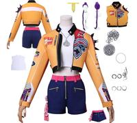 zhengzhouyuetu KPop Demon Hunters Rumi Cosplay Costumes Character Fancy Dress Up Adult Uniform Outfits Full Set Halloween Carnival Party