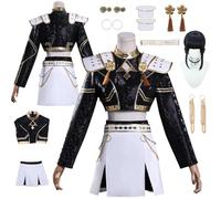 zhengzhouyuetu KPop Demon Hunters Zoey Cosplay Costumes Character Fancy Dress Up Adult Uniform Outfits Full Set Halloween Carnival Party