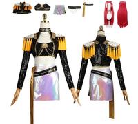 zhengzhouyuetu Mira Cosplay Costumes KPop Demon Hunters Character Fancy Dress Up Adult Uniform Outfits Full Set Halloween Carnival Party