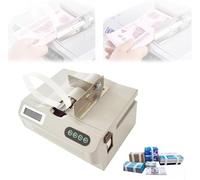 zhenmaster Currency Bundle Strapping Machine Small Cross Binding Machine with Adjustable Tie Elasticity, LCD Display, Thermal Double Crossing 2 Secs Binding for Bank, Office, Supermarket Use