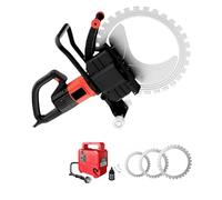 zhenmaster Electric Concrete Cutter Saw 8900W, Ring Blade for Wet Wall Slotting, 3300RPM Brushless Motor, 40cm Cutting Depth, 52cm Tita-nium Alloy Blade, Stone Brick Groove Tool(30cmCutDpth)