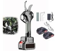 zhenmaster Electric Tree Trimming Shears with SK5 Steel Blade - Cordless Pruning Tool for Landscaping and Gardening - Safe, Heavy-Duty, and Built for Professional Results(Withoutpole)