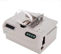zhenmaster Intelligent Banknote Bundling Machine Currency Strapping Tool Currency Bundle Strapping Bundling Money Packer for Bank Automatic Small Cross Binding Machine with Counting Function