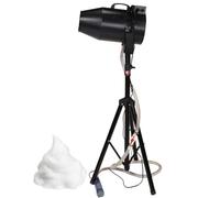 zhenmaster Professional 1000W Stage Foam Machine - Electric Jet Can-non for Outdoor Parties, Nightclubs, Bars - 6-10m Foam Spray, 80㎡ Coverage