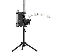 zhenmaster Smart Badminton Shuttlecock Feeder with APP Control, Adjustable Height & Angle, 52 Capacity, 1-5s Interval, Portable Training Robot for Indoor Outdoor Practice, Battery Powered