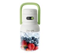 ZHENMI Portable Blender, Personal Blender for Smoothies and Smoothies, Cordless, 32 oz BPA Free, 18000RPM Motor, Leak-Proof Lid with Sippy Spout, USB-C Rechargeable, Parts