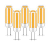 ZHENMING G4 LED Bulbs 3W, 30W Halogen Equivalent G4 Bi-Pin LED Light Bulbs, Warm White 2700K, 12V Non-Dimmable G4 Bulbs for Lighting Decor, Chandelier Home, Pack of 5