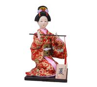 ZHENNB 12Inch Kimono Toy Figurine Desk Ornament For Adding A Touch Of Japanese Decoration To Any Room Or Restaurant Miniature Model Statue