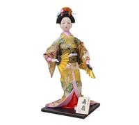 ZHENNB 12Inch Kimono Toy Figurine Desk Ornament For Adding A Touch Of Japanese Decoration To Any Room Or Restaurant Miniature Model Statue