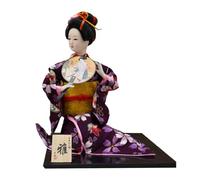 ZHENNB 12Inch Kimono Toy Figurine Desk Ornament For Adding A Touch Of Japanese Decoration To Any Room Or Restaurant Miniature Model Statue