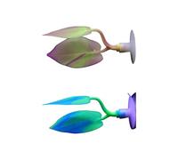 ZHENNB Double Layer Bettas Fish Resting Corals Aquariums Decoration Nonoxic Silicones With Easyly Clean Surfaces Natural Habitats Aquariums Plant