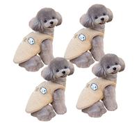 ZHENNB Fleece Lined Dog Vests for Cold Weather Insulation Easy Back Closures Systems Comfortable for Daily Walks Pet Winter Clothes