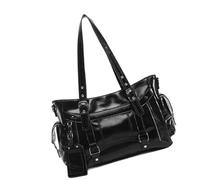 ZHENNB Modern Sweet Cool Design Oversized Handbag Lightweight Practical PU Shoulder Bag Multipurpose Carry For Everyday Use Sweet And Cool Shoulder Bag