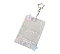 ZHENNB Portable Star Card Holder Keychain Charm Ideal for Collecting and Protecting Idol Photo Cards On The Go