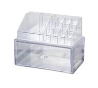 ZHENNB Space Saving Jewelry and Makeup Holder Elegant Multi Layer Storage Box with Drawers Bathroom Countertop Organiser Acrylic Cosmetic Organiser