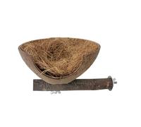 ZHENNB Unique Coconuts Shell Bird House Natural Hanging Nest Craft Birdhouses Cage Habitats Birds Supply Outdoor & Indoor Use Cage Accessories