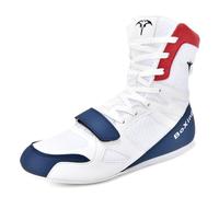 ZHENSI Men's Boxing Shoes Professional Wrestling Shoes High Top Lace-Up | Breathable mesh Ankle Strap Anti-slip soles Lightweight martial arts Fighting Fitness Training