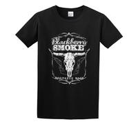 ZHENWA BlackBerry Smoke Men's 100% Cotton Casual T-Shirt Size M