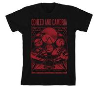 ZHENWA Coheed and Cambria Men's Mountain Peace Slim Fit T Shirt Size XL Black