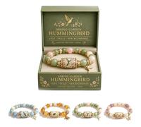ZHENWO 2026 Limited Edition Blessing Birds Bracelet, Elastic Stretch Bracelet With Multicolor Gemstone Beads, Inspirational Charm Jewelry for Strength, Hope and Joy, Comes With Premium Gift Box (B)