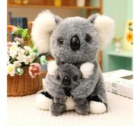 ZHENWO THE KOALY - Emotional Healing on Demand, 25CM Plush Koala for Emotional Support, Realistic Emotional Companion Healing Hugs (Gray-B)