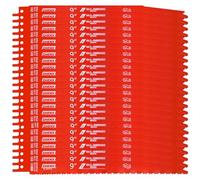 Zhenx 25pcs 6/12tpi 22.5cm Saw Blade Wood with Nails Cutting, Bimetallic Reciprocating Saw Blades for Nail Embedded Wood, Organizer Case Included