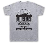ZHENXINHUOBAN Forest Gump Bubba Gump Shrimp Co. T-Shirt Mens Size XXL Grey