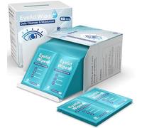 ZHENYEMEI Saline Eyelid Cleansers with Tea Tree Oil Physiological Saline for Dry Eyes for Eye Care Eliminating Excess Fat and Parp Residues