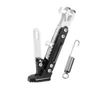 ZHENZHE Motorcycle Parking Kick Stand Motorbike Adjustable Foot Bracket Accessories For Gt1000 For Street For Fighter Stand(Black)