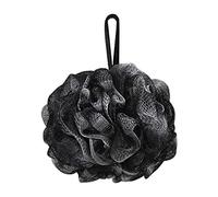 ZHENZQ Black Soft Bamboo Charcoal Fiber Shower Puff Loofah Home Body Shower Foaming Wash Scrubber, Direct about 13cm