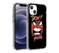 ZHEPAITAO Compatible for iPhone 15 Case - Angry Little Monsters Protective with Unique Design for Women Girls Shockproof Cover Clear Case