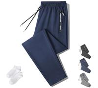 ZHESNIL 2024 Senistyle Stretch Active Pants Unisex Ultra Stretch Quick Drying Pants, StretchActive - Training Sweatpants, Waterproof & Breathablee (Blue-A,4XL)